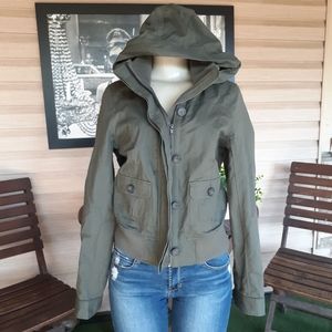 Love Tree Hooded Jacket Size Large